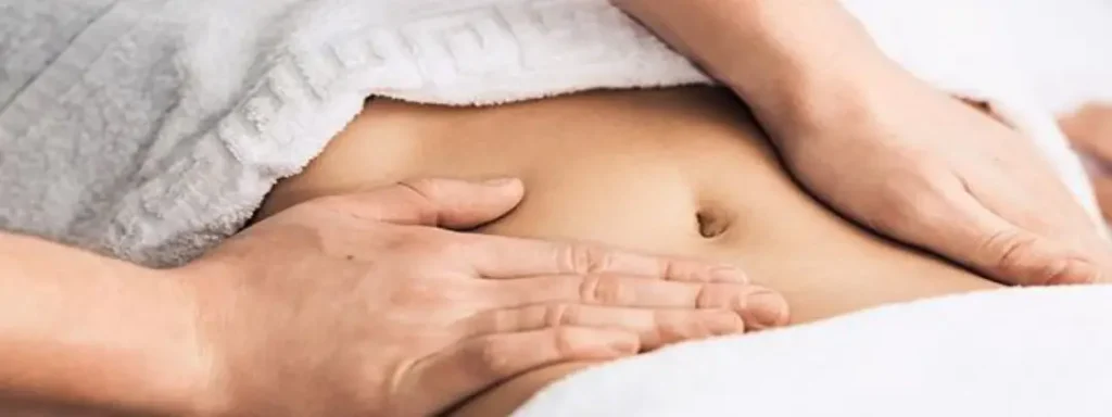 ماساژ شکم برای لاغری